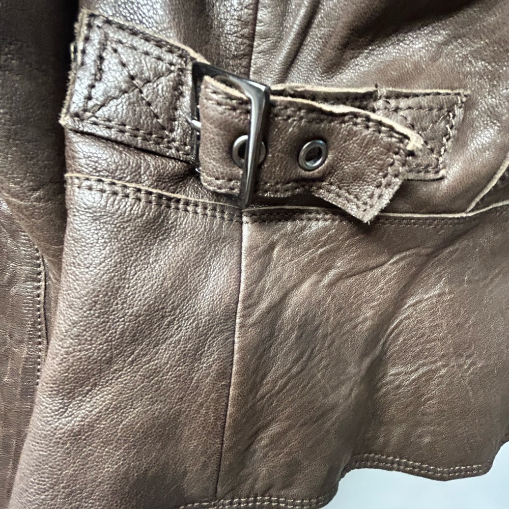 New , Marc New York,  Brown,  Medium Women`s Leather Jacket. Luxury apparel line - Picture 10 of 15